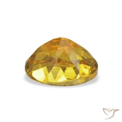 Tourmaline Gemstone in 8 x 6 mm (calibrated) Size for Sale, Tourmaline Stone in Medium Gold Color