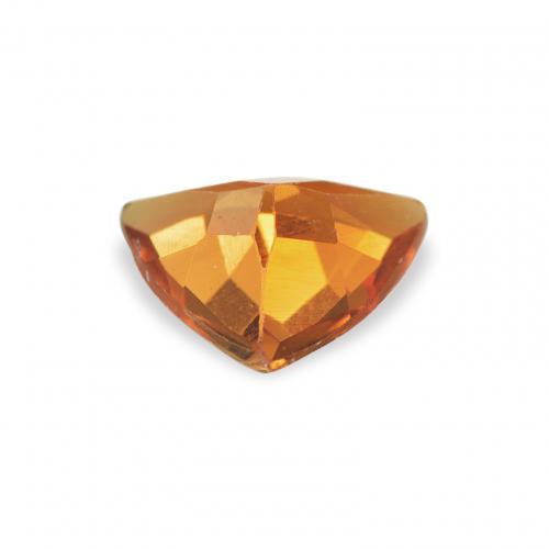 Tourmaline Gemstone in 7 x 6.5 mm Size for Sale, Tourmaline Stone in Medium Orange Color