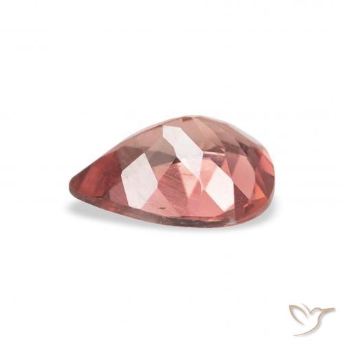 Tourmaline Gemstone in 8 x 6 mm (calibrated) Size for Sale, Tourmaline Stone in Reddish Orange Color