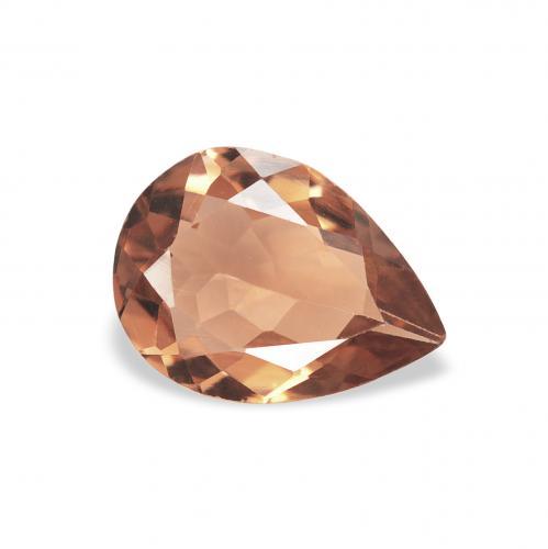0.78 ct Pink Tourmaline Stone, Natural Tourmaline in Pear Facet Shape for Sale