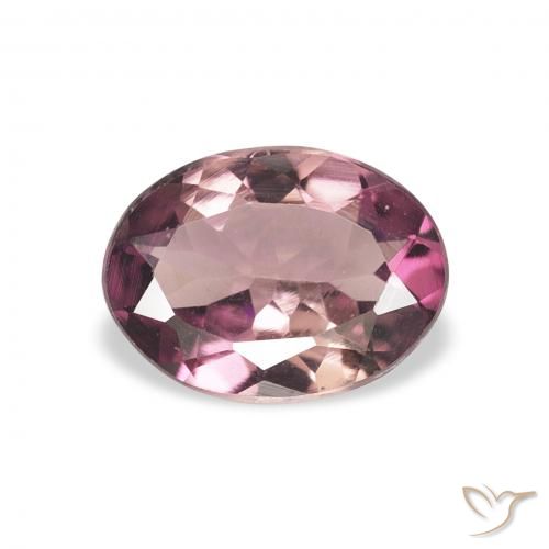 0.85ct Natural Medium Dark-Purple Tourmaline, Oval, VVS