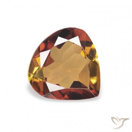 1.00 ct Brown Tourmaline Stone, Natural Tourmaline in Pear Facet Shape for Sale