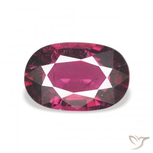 2.04ct Natural Medium Dark-Purple Tourmaline, Oval, VS-SI