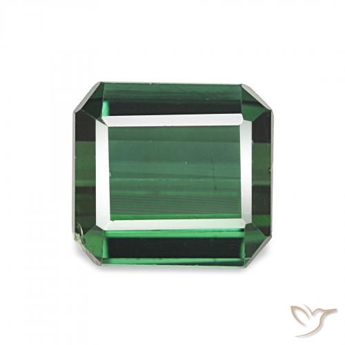 2.05ct Dark Green Tourmaline, Emerald Cut, VVS-VS