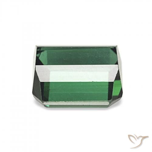 Tourmaline Gemstone in 7.4 x 6.8 mm Size for Sale, Tourmaline Stone in Dark Green Color