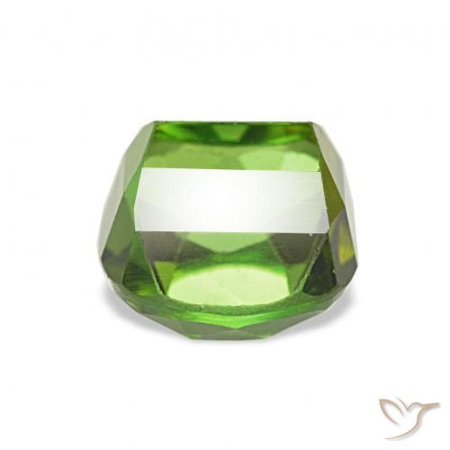 Tourmaline Gemstone in 7.2 x 6.6 mm Size for Sale, Tourmaline Stone in Lively Green Color