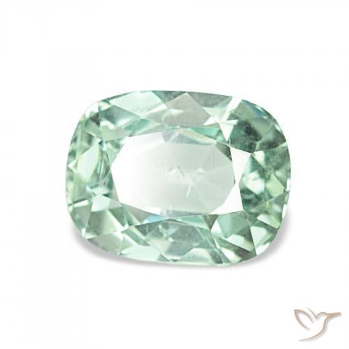 1.95 ct Green Tourmaline Stone, Natural Tourmaline in Cushion-Cut Shape for Sale