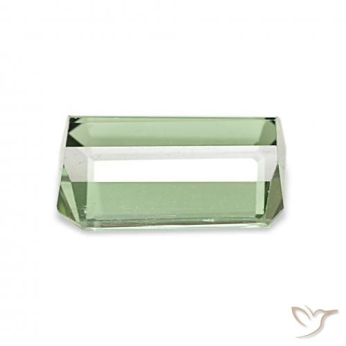 Tourmaline Gemstone in 9.1 x 6.2 mm Size for Sale, Tourmaline Stone in Light Pear Green Color