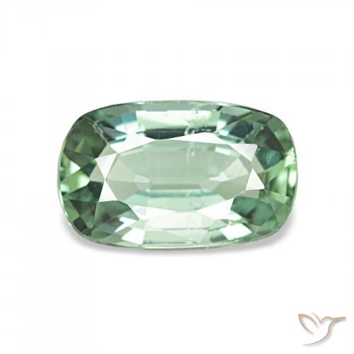 1.42ct Mint Green Tourmaline, Emerald Cut, VS