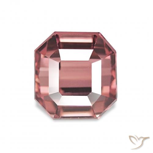 3.49ct Deep Rose Pink Tourmaline, Emerald Cut, VVS-VS