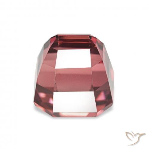 Tourmaline Gemstone in 7.7 x 7.2 mm Size for Sale, Tourmaline Stone in Deep Rose Pink Color