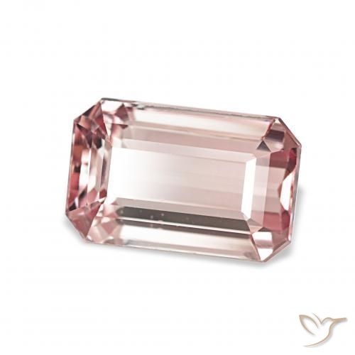2.41 ct Pink Tourmaline Stone, Natural Tourmaline in Octagon Step Cut Shape for Sale