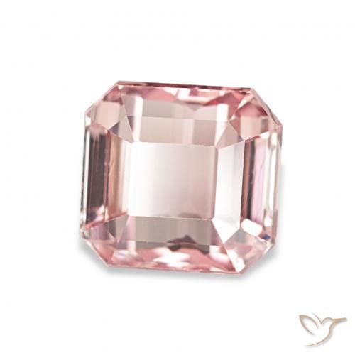 1.81 ct Pink Tourmaline Stone, Natural Tourmaline in Octagon Step Cut Shape for Sale