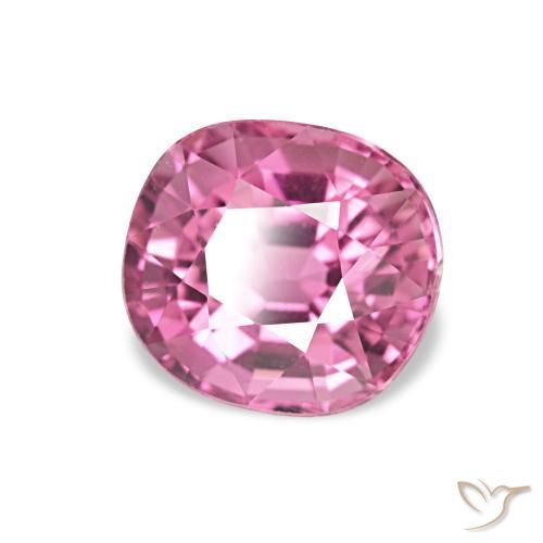 1.01 ct Purple Tourmaline Stone, Natural Tourmaline in Cushion-Cut Shape for Sale