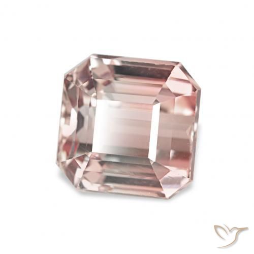 2.29 ct Pink Tourmaline Stone, Natural Tourmaline in Octagon Step Cut Shape for Sale