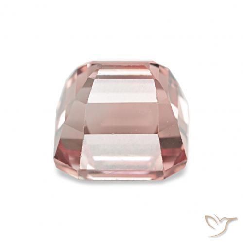 Tourmaline Gemstone in 6.7 x 6.6 mm Size for Sale, Tourmaline Stone in Earthy Pink Color