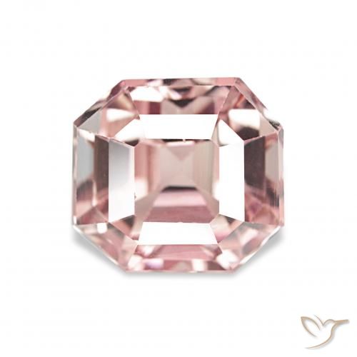 3.16ct Earthy Pink Tourmaline, Emerald Cut, VS