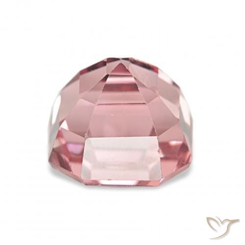 Tourmaline Gemstone in 8 x 7.4 mm Size for Sale, Tourmaline Stone in Earthy Pink Color