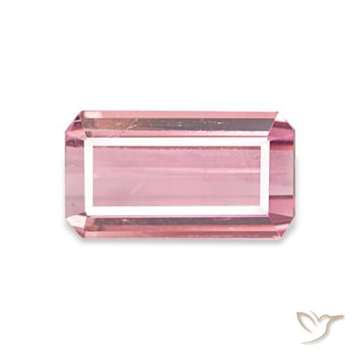 1.42ct Light Pink Tourmaline, Emerald Cut, VS