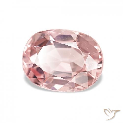 2.04 ct Pink Tourmaline Stone, Natural Tourmaline in Oval Facet Shape for Sale