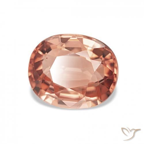 2.30 ct Pink Tourmaline Stone, Natural Tourmaline in Oval Facet Shape for Sale