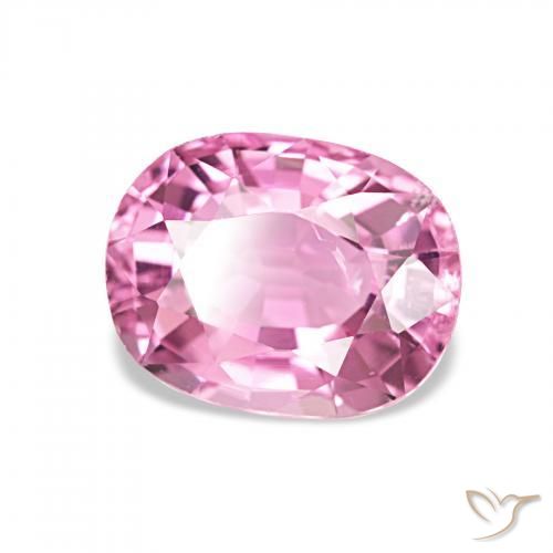 1.56 ct Pink Tourmaline Stone, Natural Tourmaline in Cushion-Cut Shape for Sale