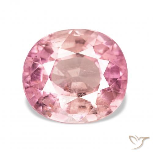 2.96ct Orange Pink Tourmaline, Oval, VS