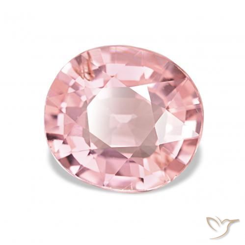 2.08 ct Pink Tourmaline Stone, Natural Tourmaline in Oval Facet Shape for Sale