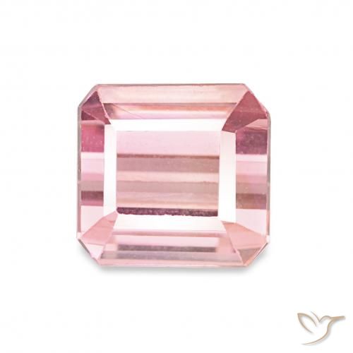1.43ct Rose Pink Tourmaline, Emerald Cut, VVS-VS