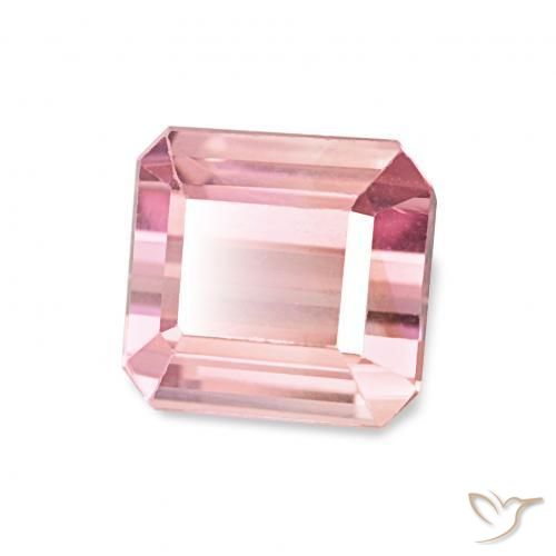 1.43 ct Pink Tourmaline Stone, Natural Tourmaline in Octagon Step Cut Shape for Sale