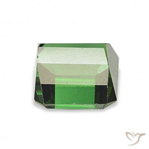 Tourmaline Gemstone in 7.3 x 6.6 mm Size for Sale, Tourmaline Stone in Medium Green Color