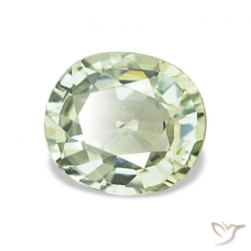 1.41 ct Green Tourmaline Stone, Natural Tourmaline in Cushion-Cut Shape for Sale