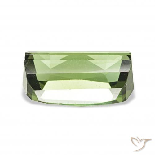 Tourmaline Gemstone in 10.4 x 6.6 mm Size for Sale, Tourmaline Stone in Yellowish Green Color