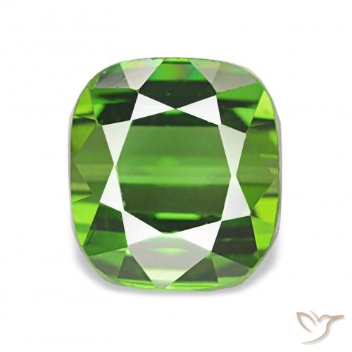 2.31ct Deep Green Tourmaline, Cushion, VVS