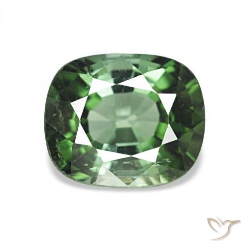 2.02ct Dark Green Tourmaline, Cushion, VVS-VS