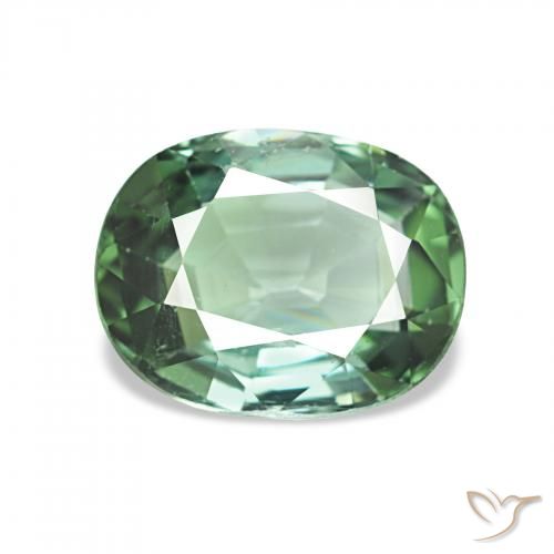 1.71ct Light Green Tourmaline, Cushion, VVS-VS