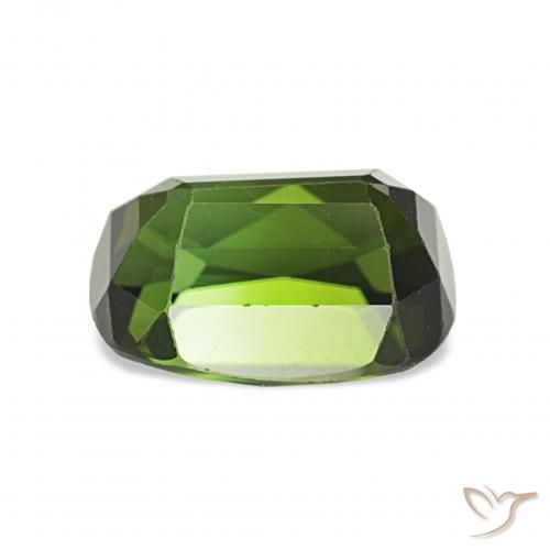 Tourmaline Gemstone in 9.3 x 6.5 mm Size for Sale, Tourmaline Stone in Deep Forest Green Color