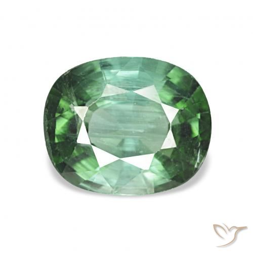 1.53ct Light Green Tourmaline, Cushion, VS