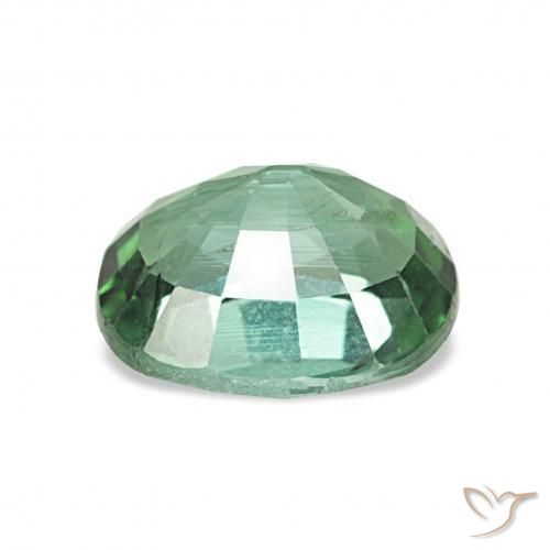 Tourmaline Gemstone in 7.8 x 6.5 mm Size for Sale, Tourmaline Stone in Light Green Color