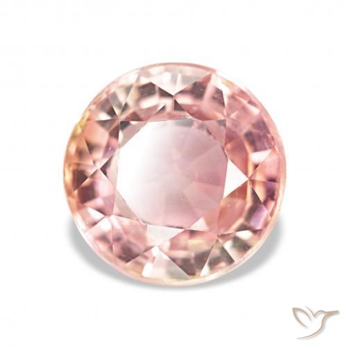 2.06 ct Pink Tourmaline Stone, Natural Tourmaline in Round Facet Shape for Sale