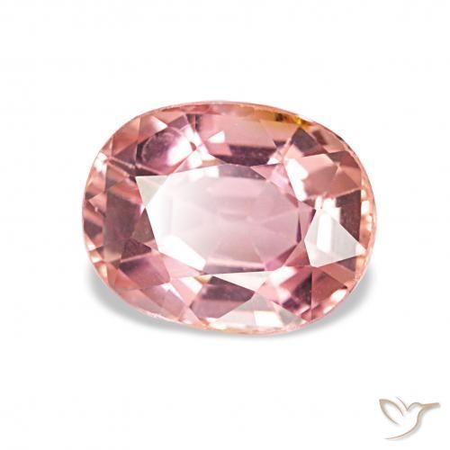 1.45 ct Pink Tourmaline Stone, Natural Tourmaline in Cushion-Cut Shape for Sale