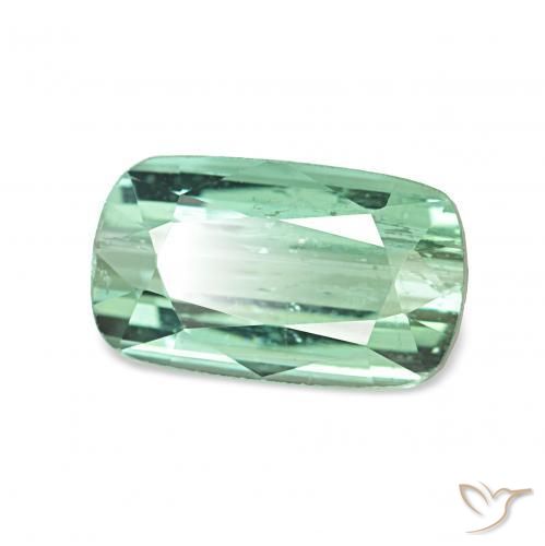 1.80 ct Green Tourmaline Stone, Natural Tourmaline in Cushion-Cut Shape for Sale