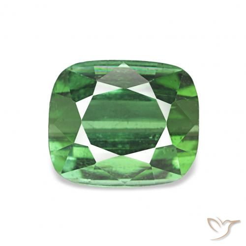 2.00ct Green Tourmaline, Cushion, VS