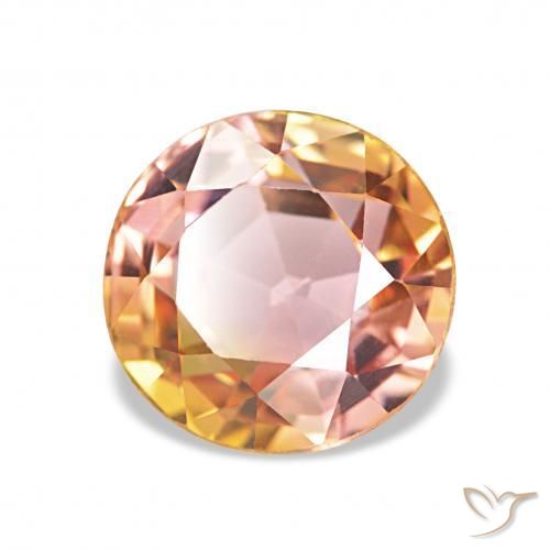 2.03 ct Multicolor Tourmaline Stone, Natural Tourmaline in Round Facet Shape for Sale