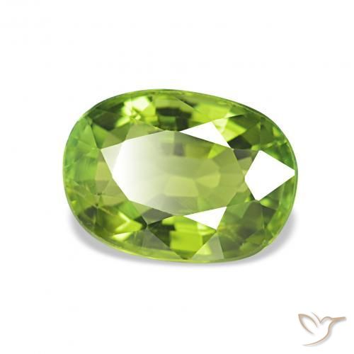 1.91 ct Green Tourmaline Stone, Natural Tourmaline in Cushion-Cut Shape for Sale