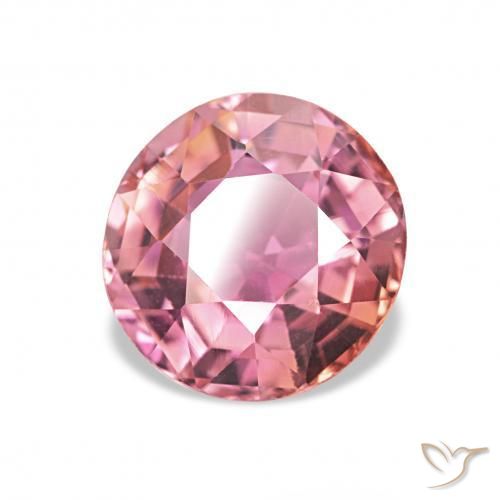 1.50 ct Pink Tourmaline Stone, Natural Tourmaline in Oval Facet Shape for Sale