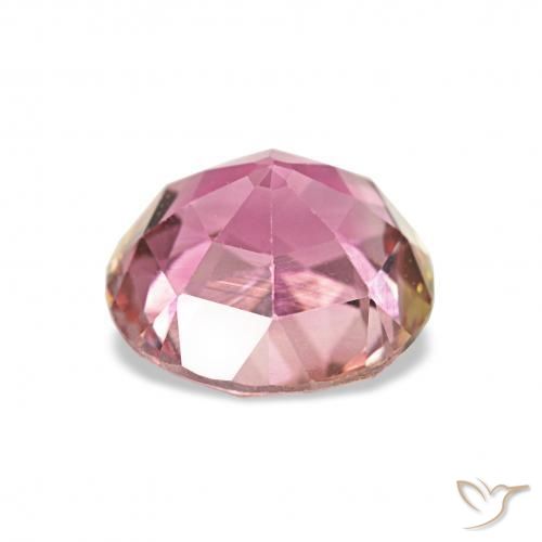 Tourmaline Gemstone in 7.4 x 7.1 mm Size for Sale, Tourmaline Stone in Hot Pink Tone Color
