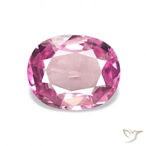 1.12ct Intense Pink Tourmaline, Oval, VVS