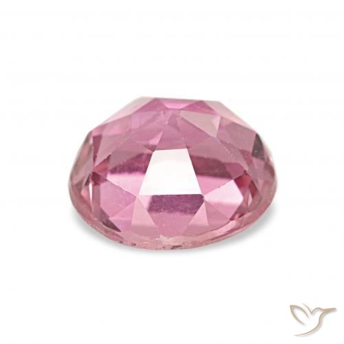Tourmaline Gemstone in 6.8 x 6.4 mm Size for Sale, Tourmaline Stone in Medium Pink Color