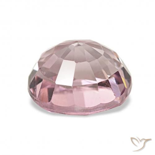 Tourmaline Gemstone in 7.9 x 7.3 mm Size for Sale, Tourmaline Stone in Light Coral Pink Color